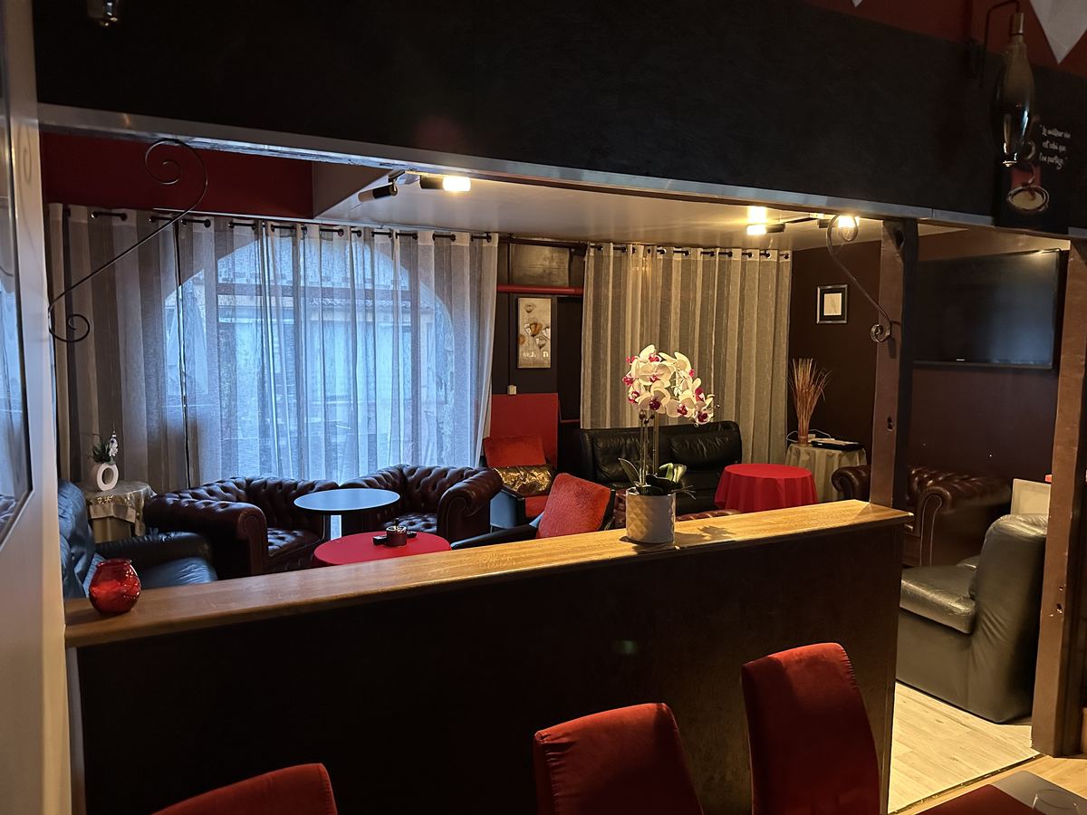 Espace salon et bar